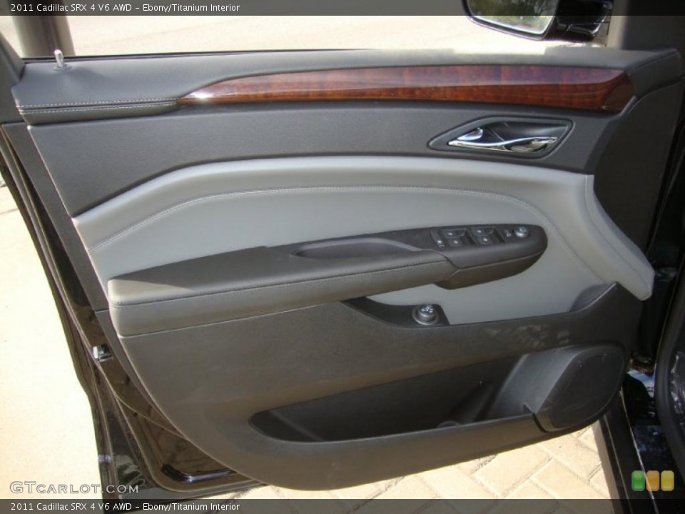 Ebony/Titanium Interior Door Panel for the 2011 Cadillac SRX 4 V6 AWD #38472245