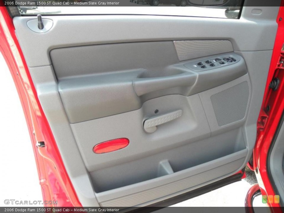 Medium Slate Gray Interior Door Panel for the 2006 Dodge Ram 1500 ST Quad Cab #38472911