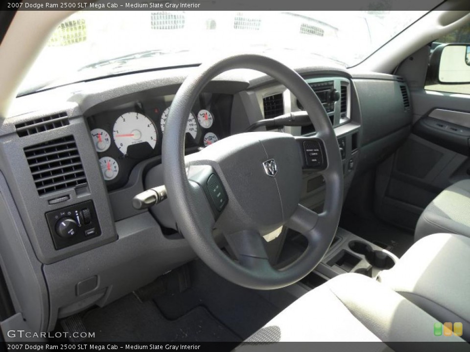 Medium Slate Gray Interior Dashboard for the 2007 Dodge Ram 2500 SLT Mega Cab #38473103