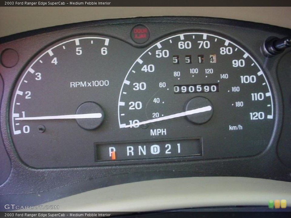 Medium Pebble Interior Gauges for the 2003 Ford Ranger Edge SuperCab #38473495