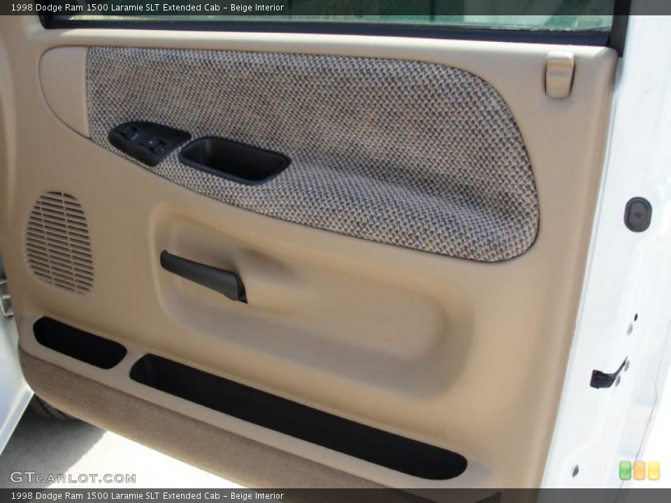 Beige Interior Door Panel for the 1998 Dodge Ram 1500 Laramie SLT Extended Cab #38475779