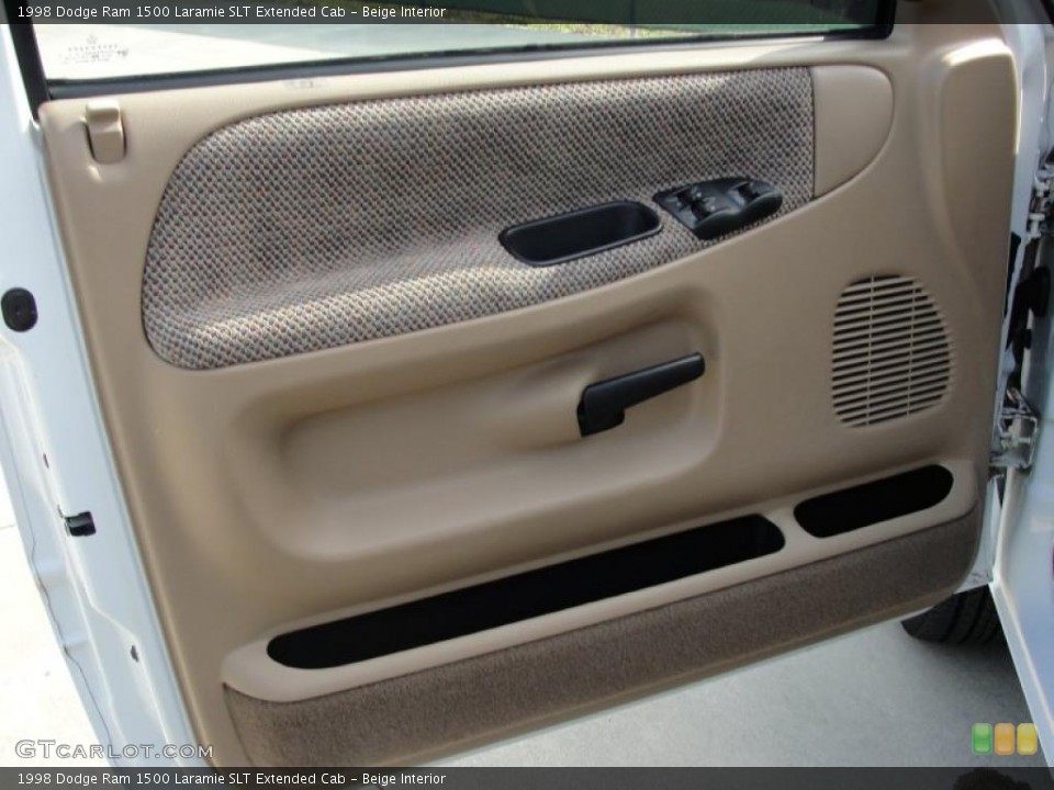 Beige Interior Door Panel for the 1998 Dodge Ram 1500 Laramie SLT Extended Cab #38475851