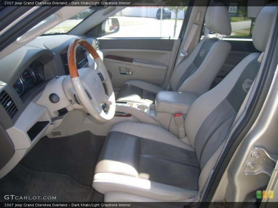 Dark Khaki/Light Graystone Interior Prime Interior for the 2007 Jeep Grand Cherokee Overland #38476123
