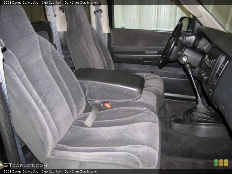Dark Slate Gray Interior Photo for the 2001 Dodge Dakota Sport Club Cab 4x4 #38478011