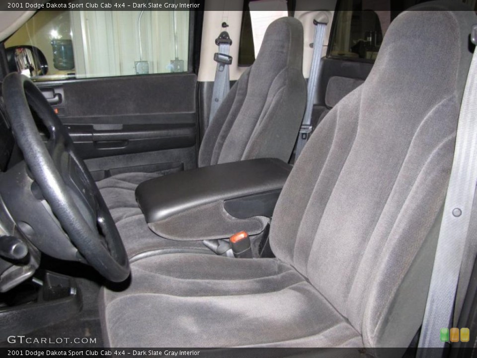 Dark Slate Gray Interior Photo for the 2001 Dodge Dakota Sport Club Cab 4x4 #38478131