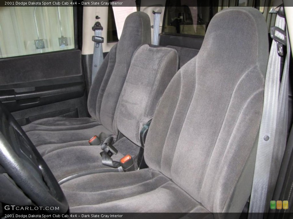 Dark Slate Gray Interior Photo for the 2001 Dodge Dakota Sport Club Cab 4x4 #38478147