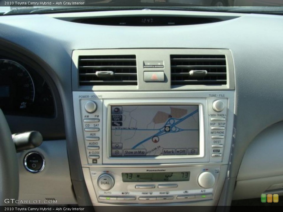Ash Gray Interior Navigation for the 2010 Toyota Camry Hybrid #38480547