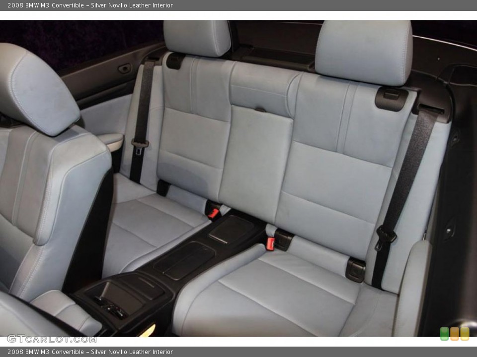 Silver Novillo Leather Interior Photo for the 2008 BMW M3 Convertible #38482567