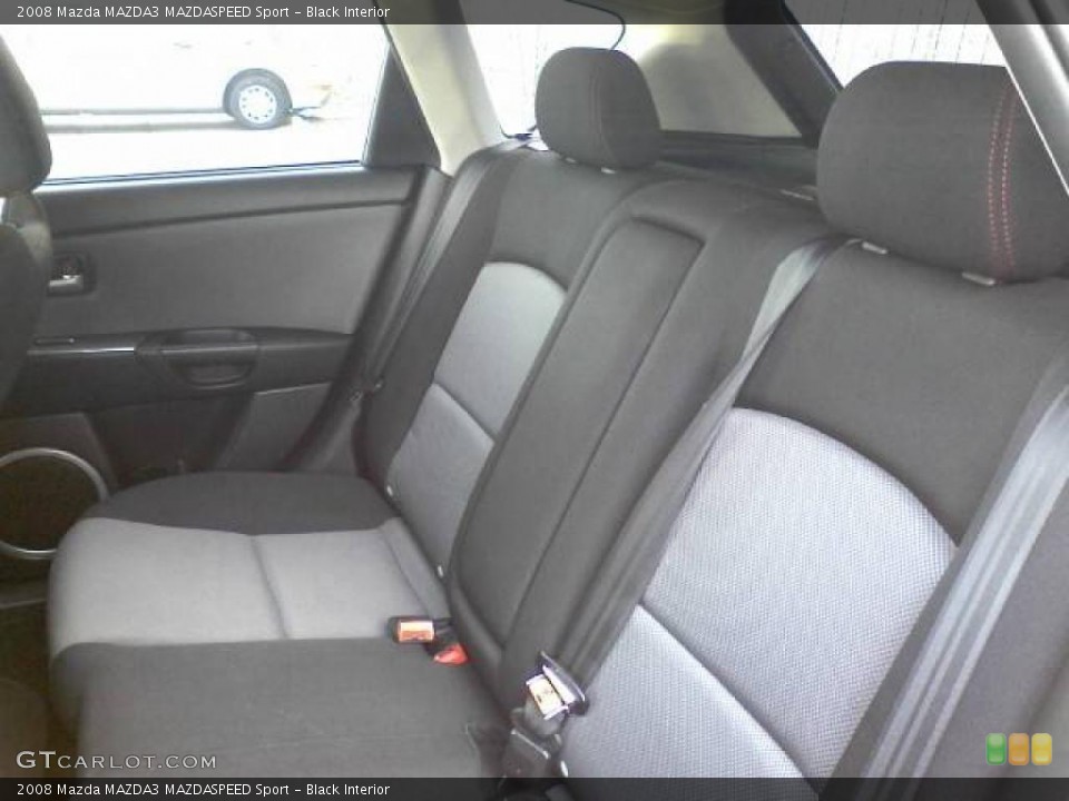 Black Interior Photo for the 2008 Mazda MAZDA3 MAZDASPEED Sport #38484939