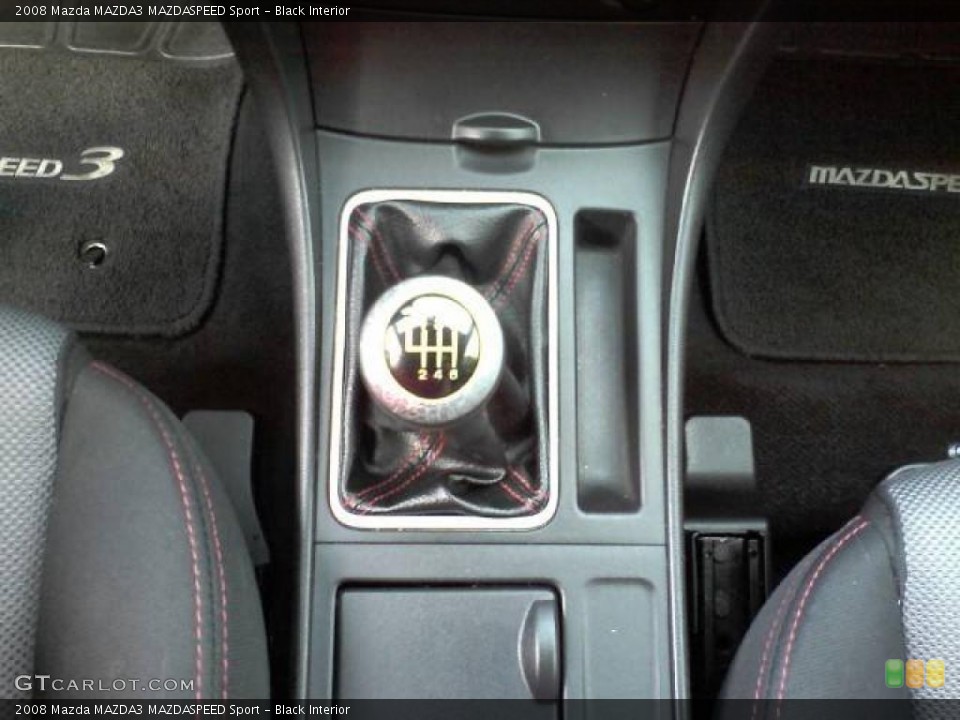 Black Interior Transmission for the 2008 Mazda MAZDA3 MAZDASPEED Sport #38484975