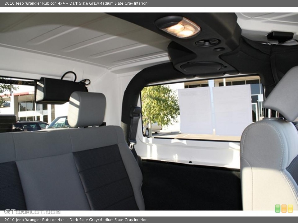 Dark Slate Gray/Medium Slate Gray Interior Photo for the 2010 Jeep Wrangler Rubicon 4x4 #38485083