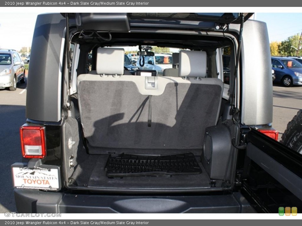 Dark Slate Gray/Medium Slate Gray Interior Trunk for the 2010 Jeep Wrangler Rubicon 4x4 #38485351