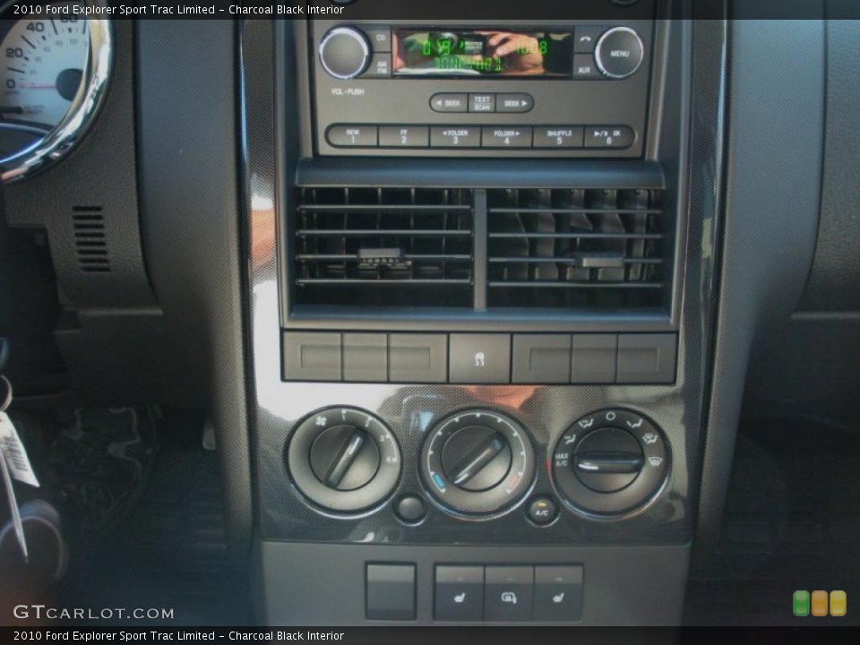 Charcoal Black Interior Controls for the 2010 Ford Explorer Sport Trac Limited #38488659