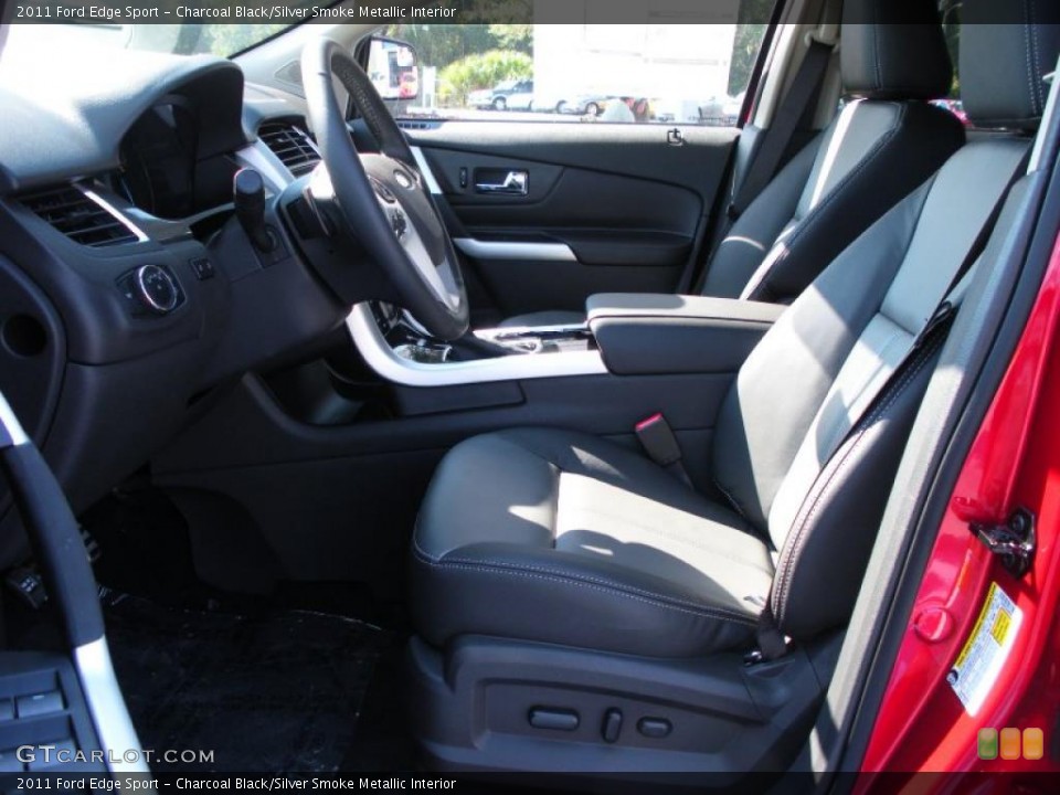 Charcoal Black/Silver Smoke Metallic Interior Photo for the 2011 Ford Edge Sport #38489555