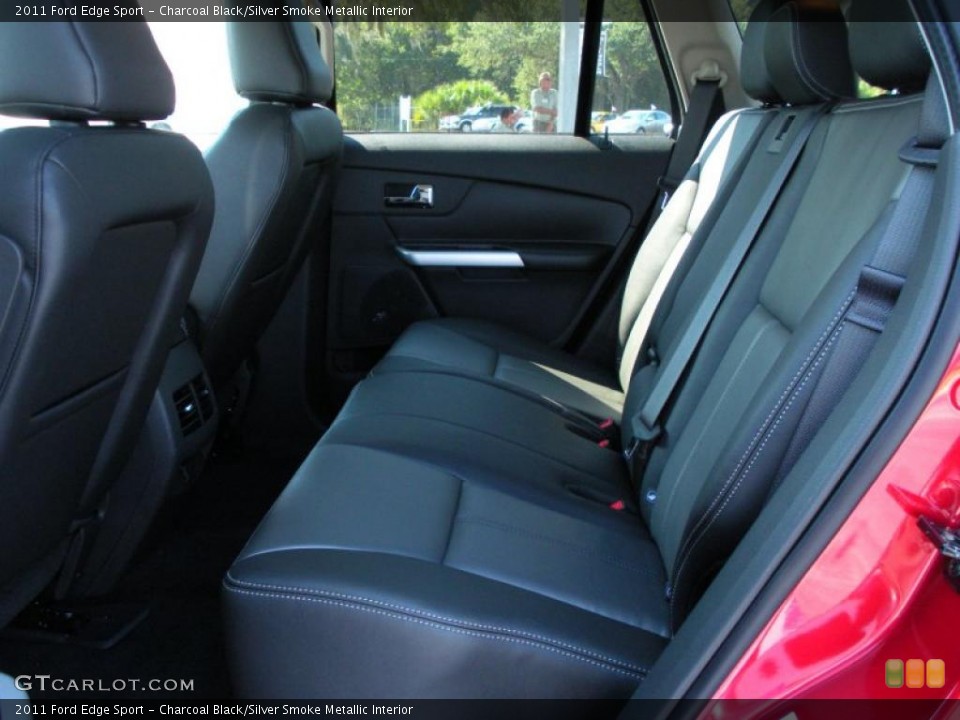 Charcoal Black/Silver Smoke Metallic Interior Photo for the 2011 Ford Edge Sport #38489571