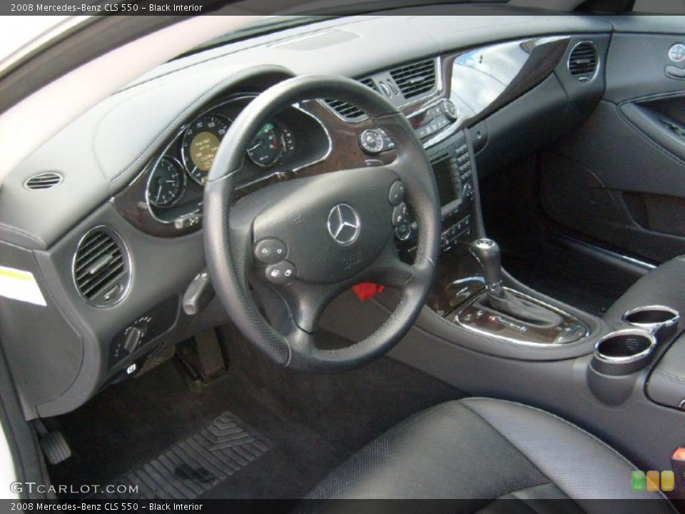 Black 2008 Mercedes-Benz CLS Interiors