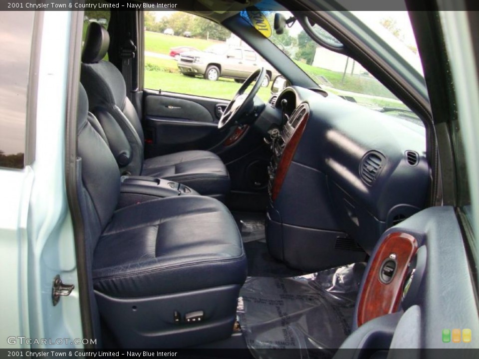 Navy Blue Interior Photo for the 2001 Chrysler Town & Country Limited #38491691