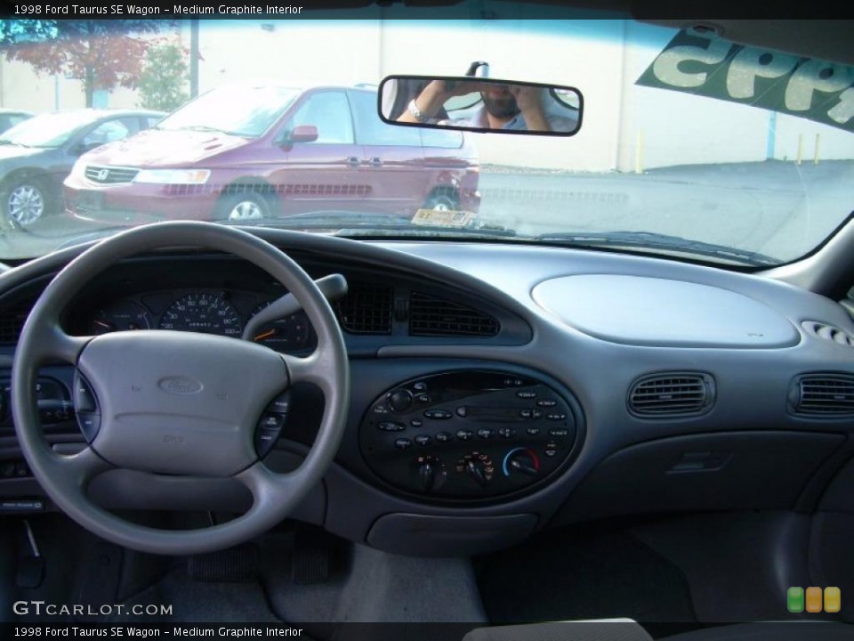 Medium Graphite Interior Dashboard for the 1998 Ford Taurus SE Wagon #38492039