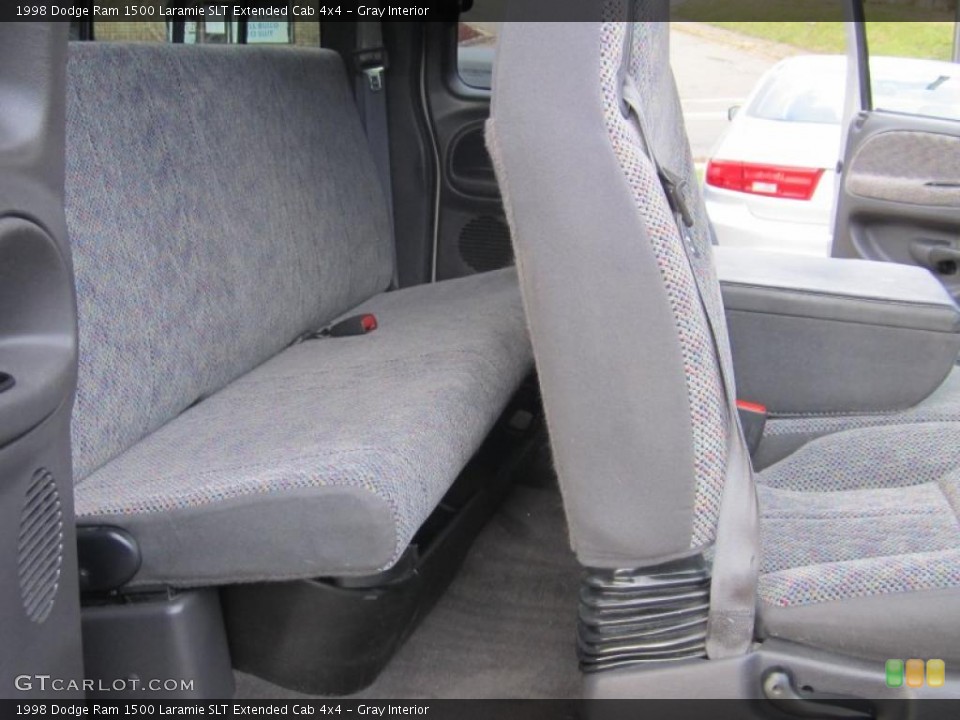 Gray Interior Photo for the 1998 Dodge Ram 1500 Laramie SLT Extended Cab 4x4 #38492879