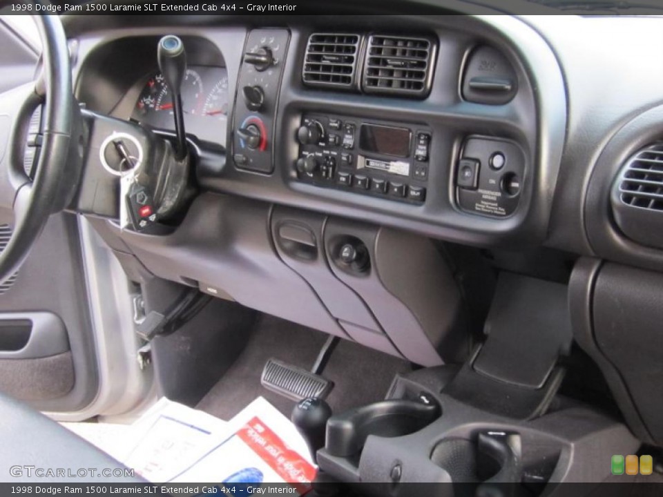 Gray Interior Dashboard for the 1998 Dodge Ram 1500 Laramie SLT Extended Cab 4x4 #38492947