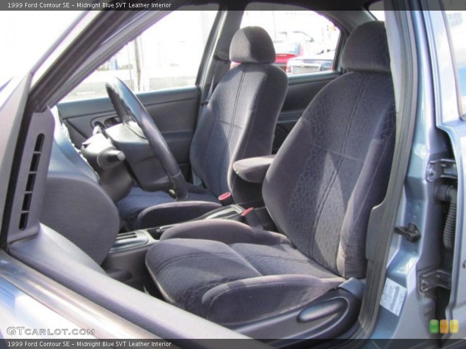 Midnight Blue SVT Leather 1999 Ford Contour Interiors