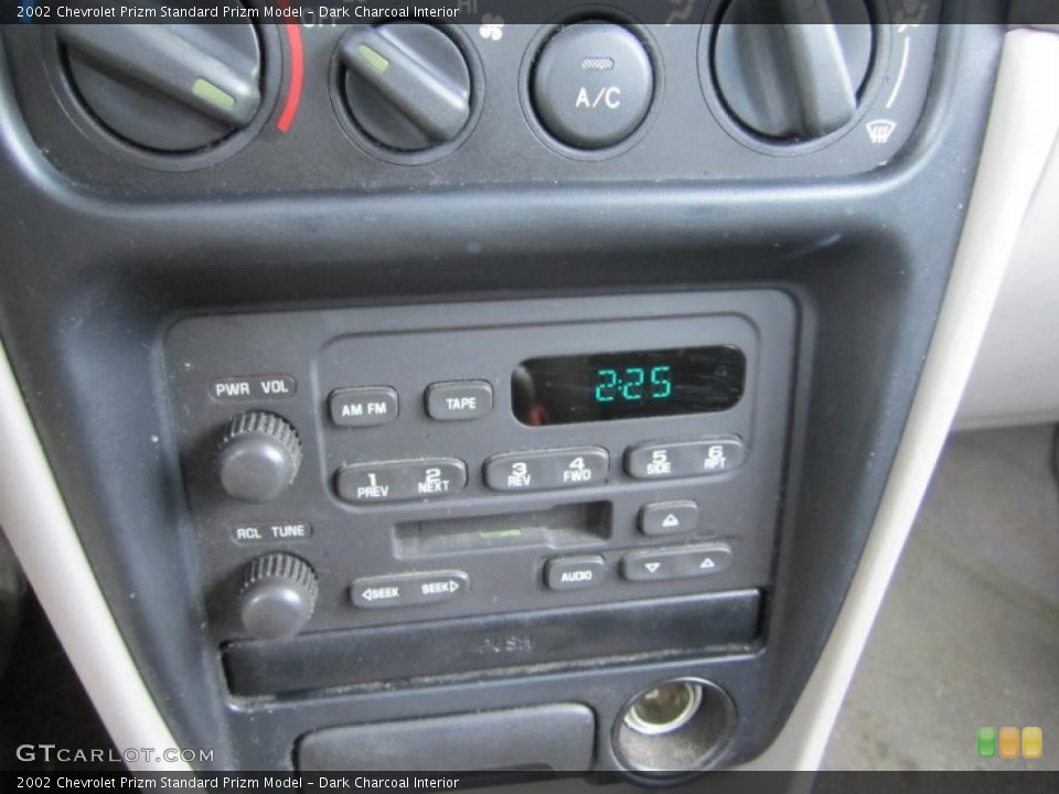 Dark Charcoal Interior Controls for the 2002 Chevrolet Prizm  #38495047