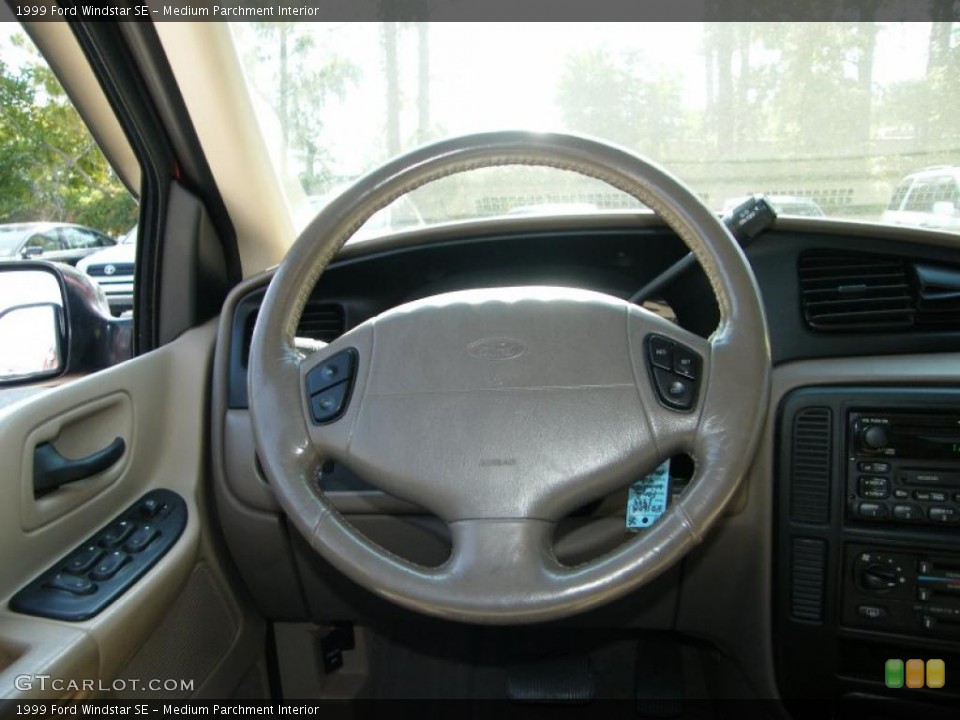 Medium Parchment Interior Steering Wheel for the 1999 Ford Windstar SE #38495535