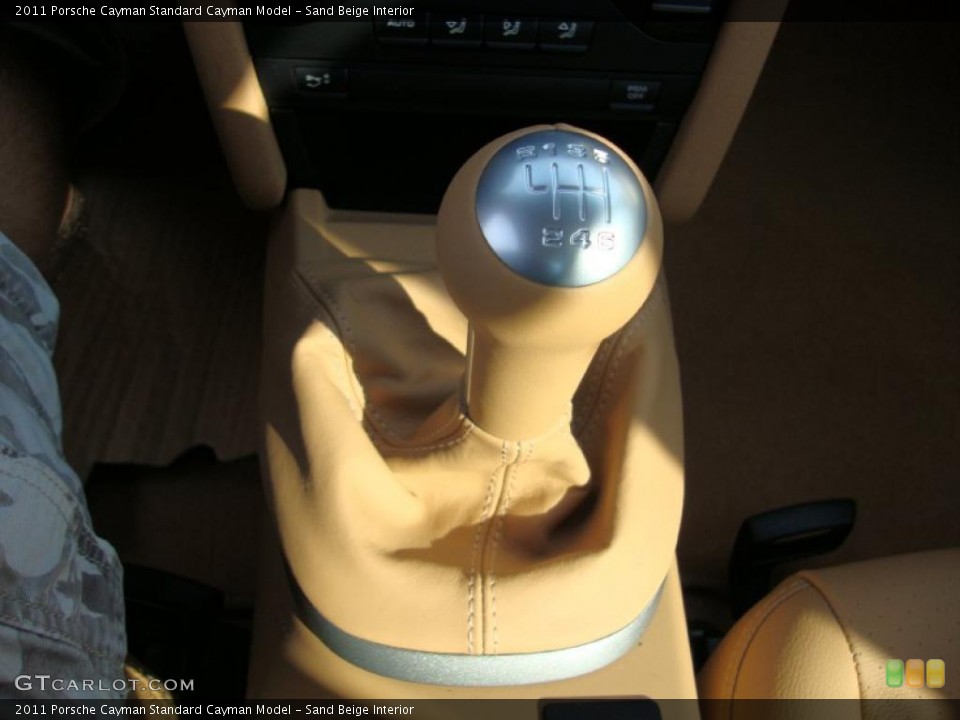 Sand Beige Interior Transmission for the 2011 Porsche Cayman  #38496311