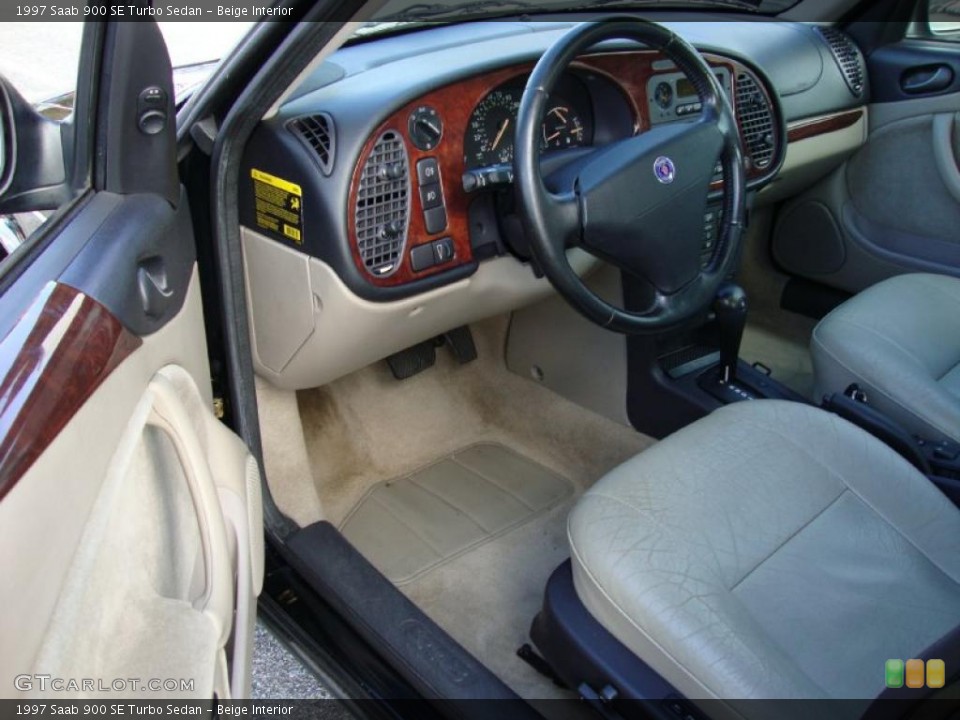 Beige Interior Photo for the 1997 Saab 900 SE Turbo Sedan #38496567