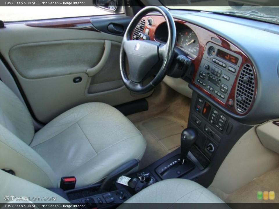 Beige 1997 Saab 900 Interiors