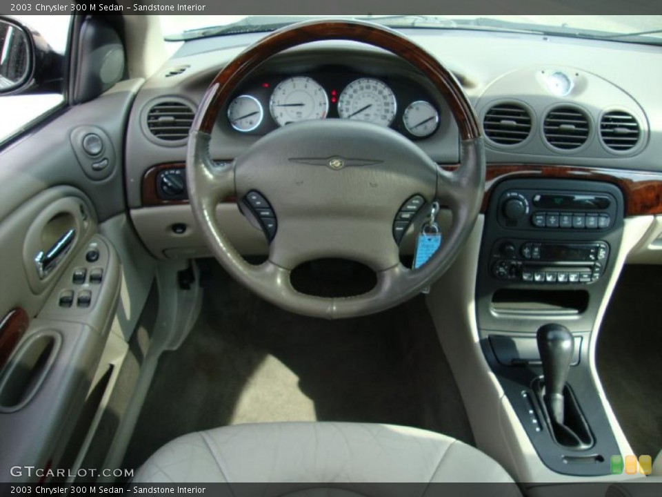 Sandstone Interior Steering Wheel for the 2003 Chrysler 300 M Sedan #38498175