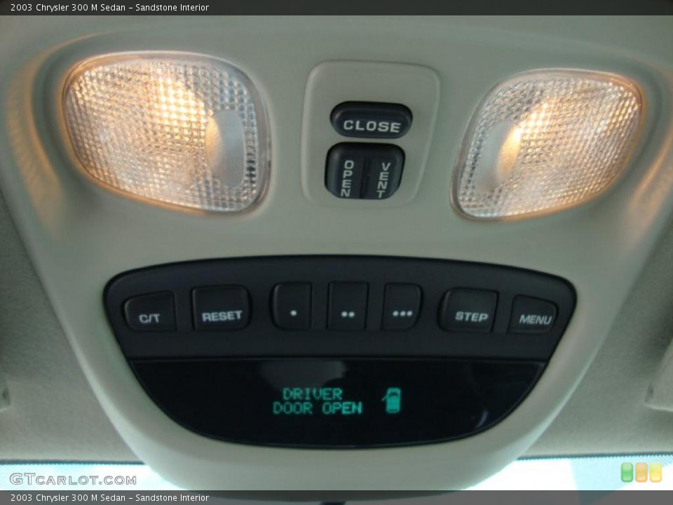 Sandstone Interior Controls for the 2003 Chrysler 300 M Sedan #38498387