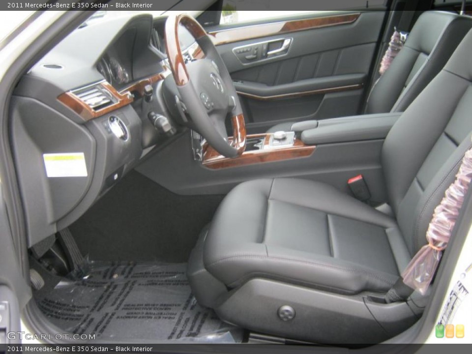 Black Interior Photo for the 2011 Mercedes-Benz E 350 Sedan #38498411