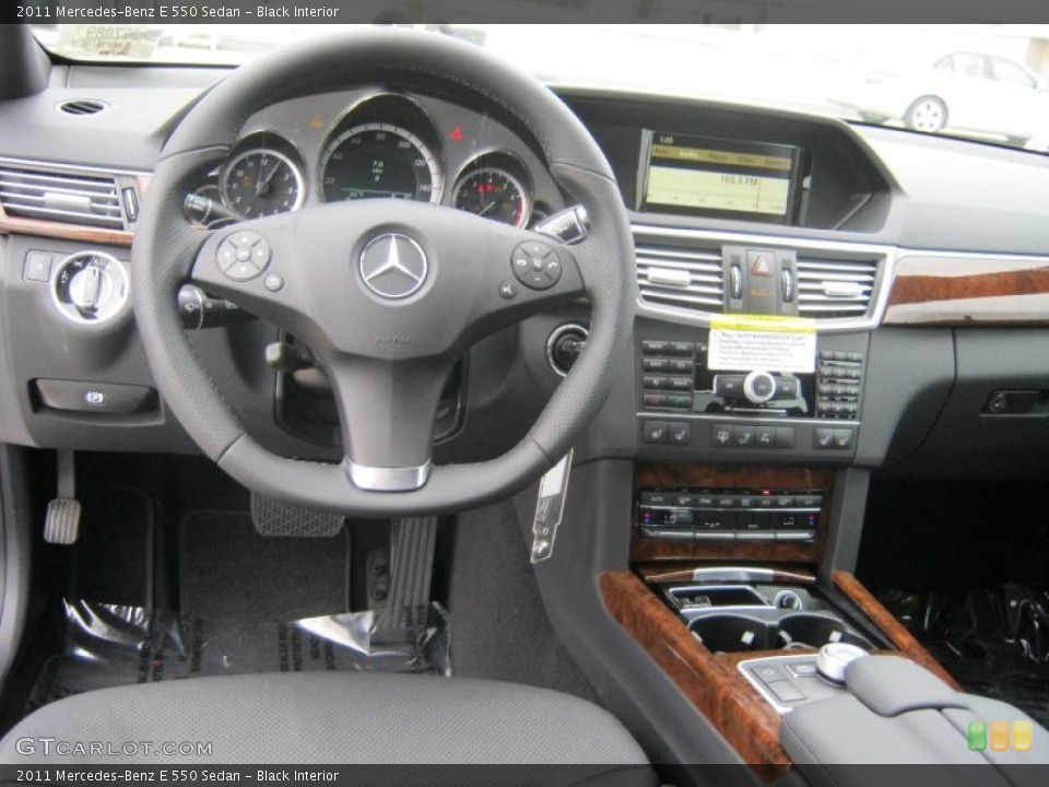 Black Interior Photo for the 2011 Mercedes-Benz E 550 Sedan #38498523