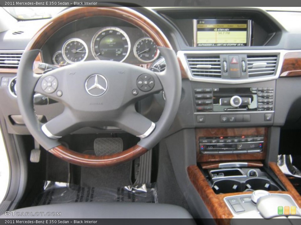 Black Interior Steering Wheel for the 2011 Mercedes-Benz E 350 Sedan #38498707