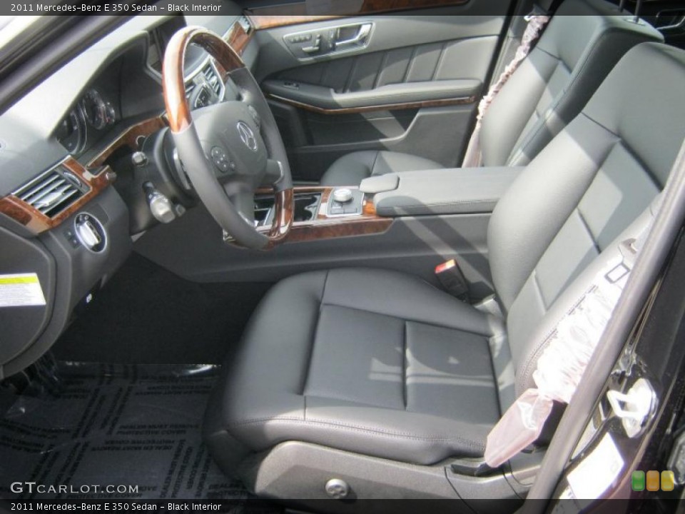 Black Interior Photo for the 2011 Mercedes-Benz E 350 Sedan #38499067