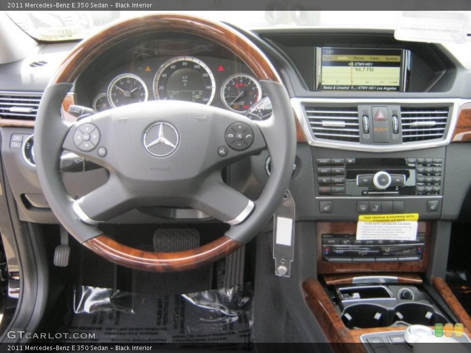 Black Interior Dashboard for the 2011 Mercedes-Benz E 350 Sedan #38499083