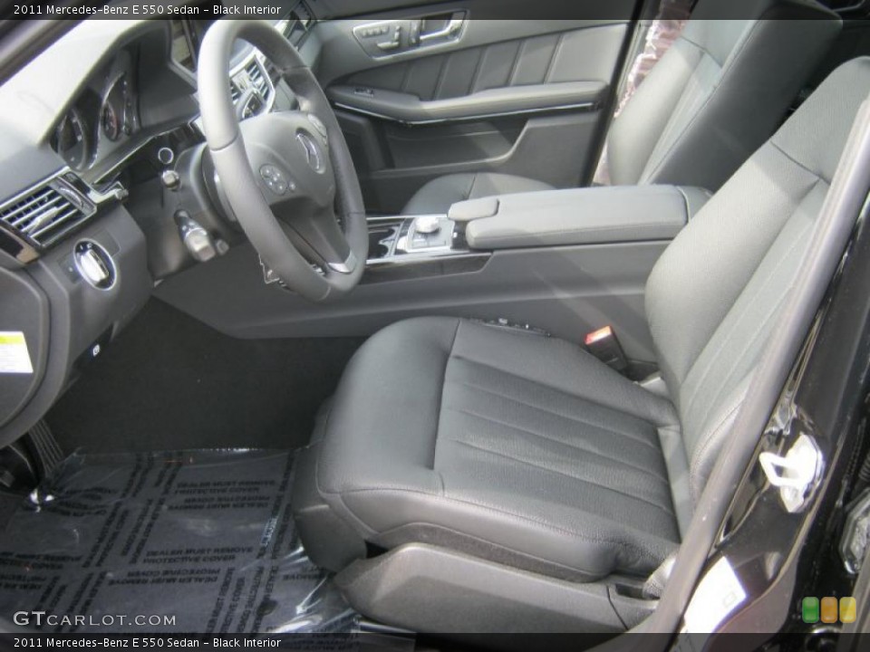 Black Interior Prime Interior for the 2011 Mercedes-Benz E 550 Sedan #38499163