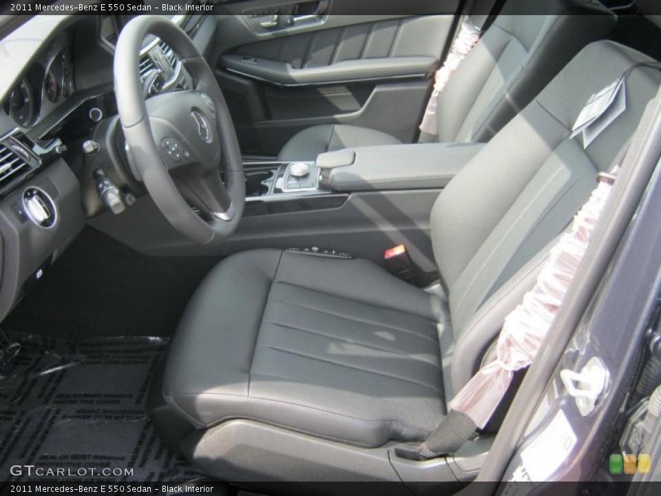 Black Interior Prime Interior for the 2011 Mercedes-Benz E 550 Sedan #38499359