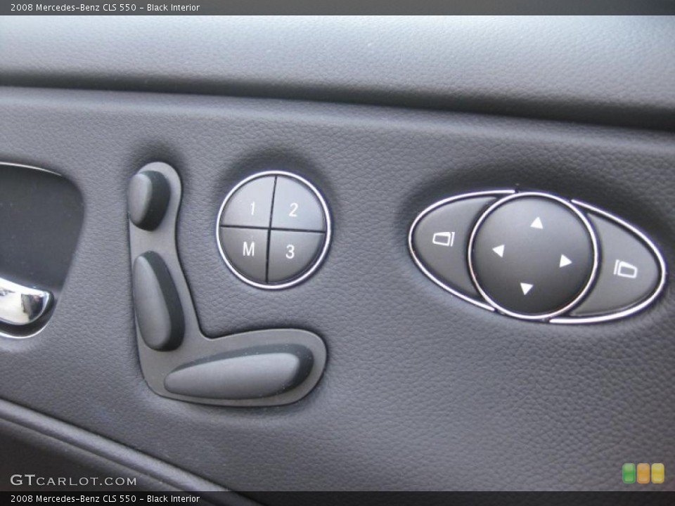 Black Interior Controls for the 2008 Mercedes-Benz CLS 550 #38499591