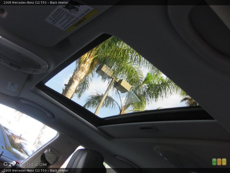 Black Interior Sunroof for the 2008 Mercedes-Benz CLS 550 #38499807