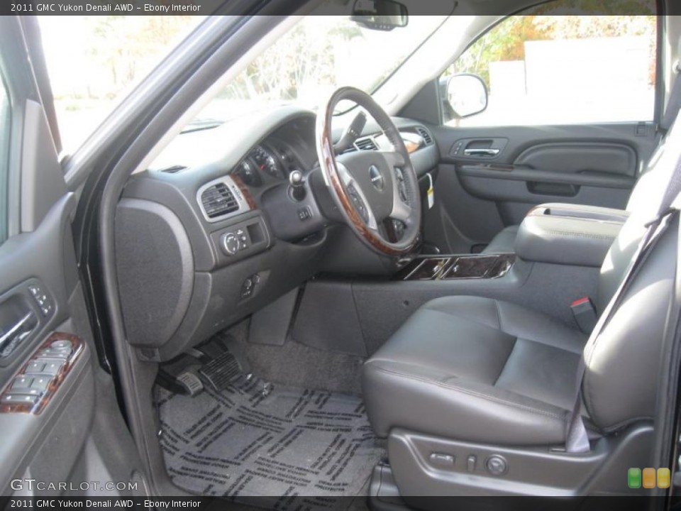 Ebony Interior Prime Interior for the 2011 GMC Yukon Denali AWD #38500267