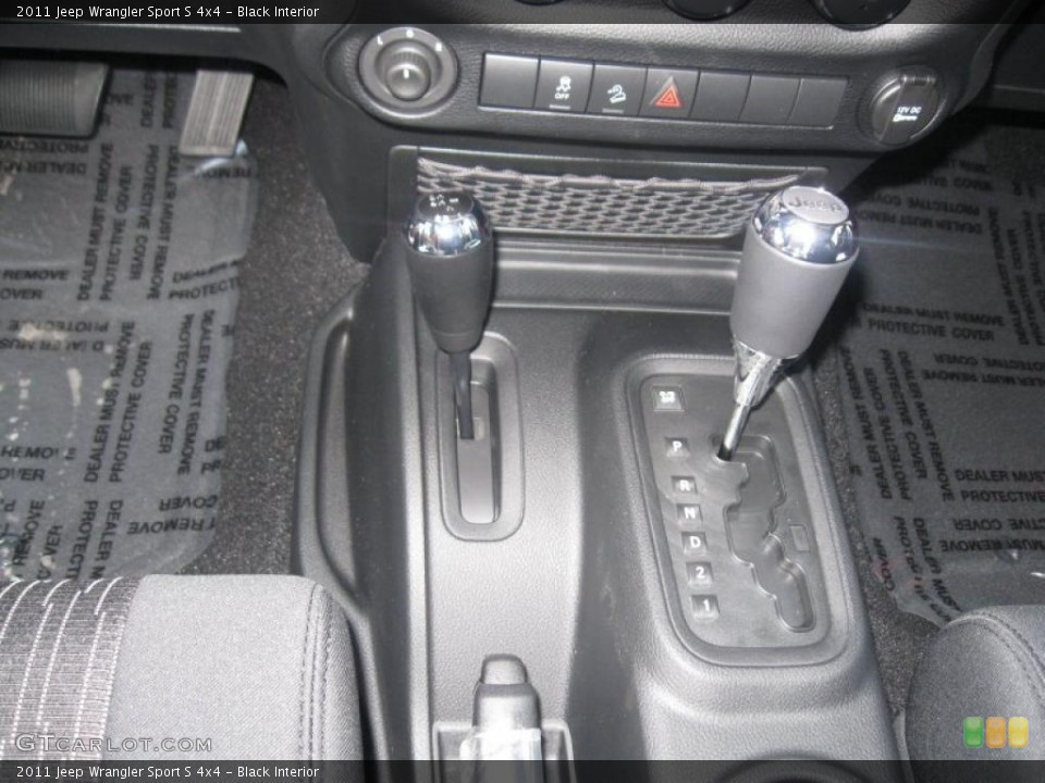 Black Interior Transmission for the 2011 Jeep Wrangler Sport S 4x4 #38500519