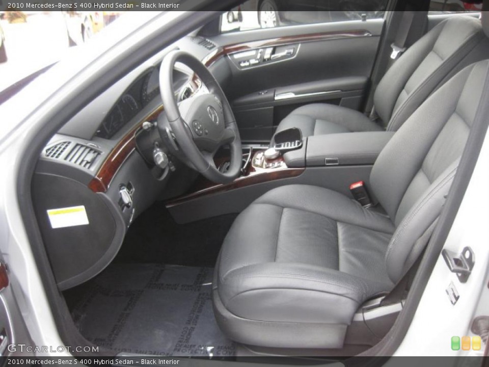 Black Interior Photo for the 2010 Mercedes-Benz S 400 Hybrid Sedan #38501003