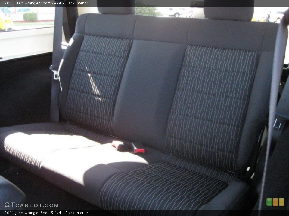 Black Interior Photo for the 2011 Jeep Wrangler Sport S 4x4 #38501007