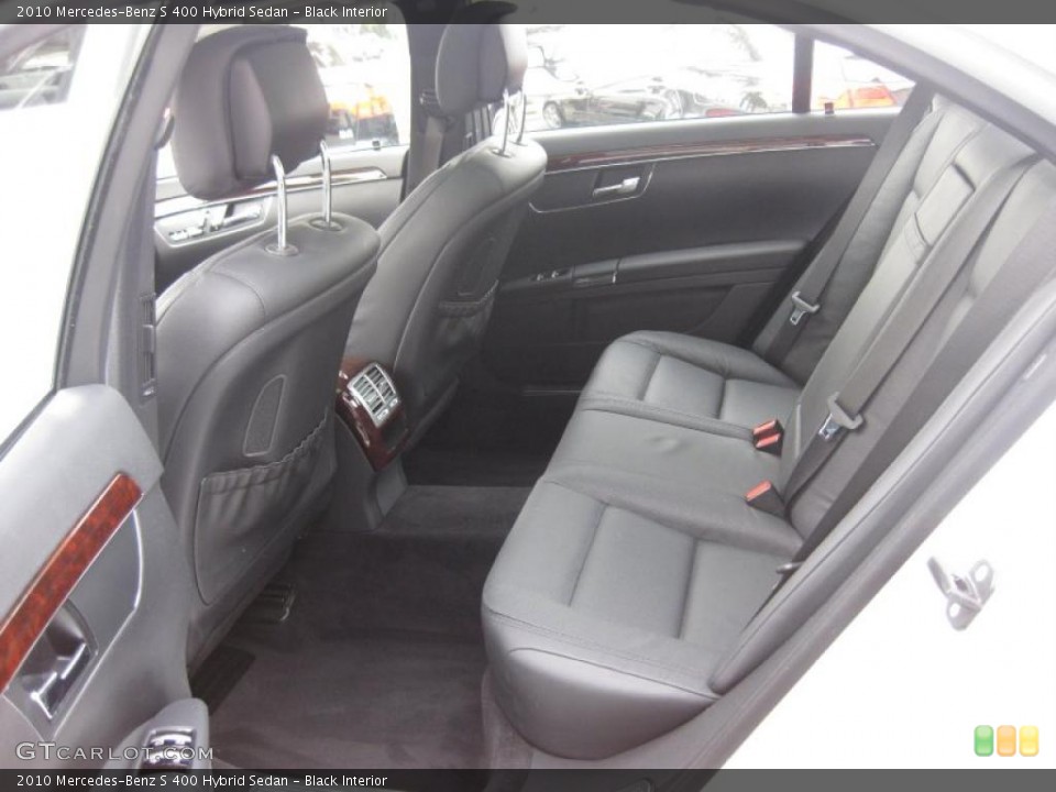 Black Interior Photo for the 2010 Mercedes-Benz S 400 Hybrid Sedan #38501019