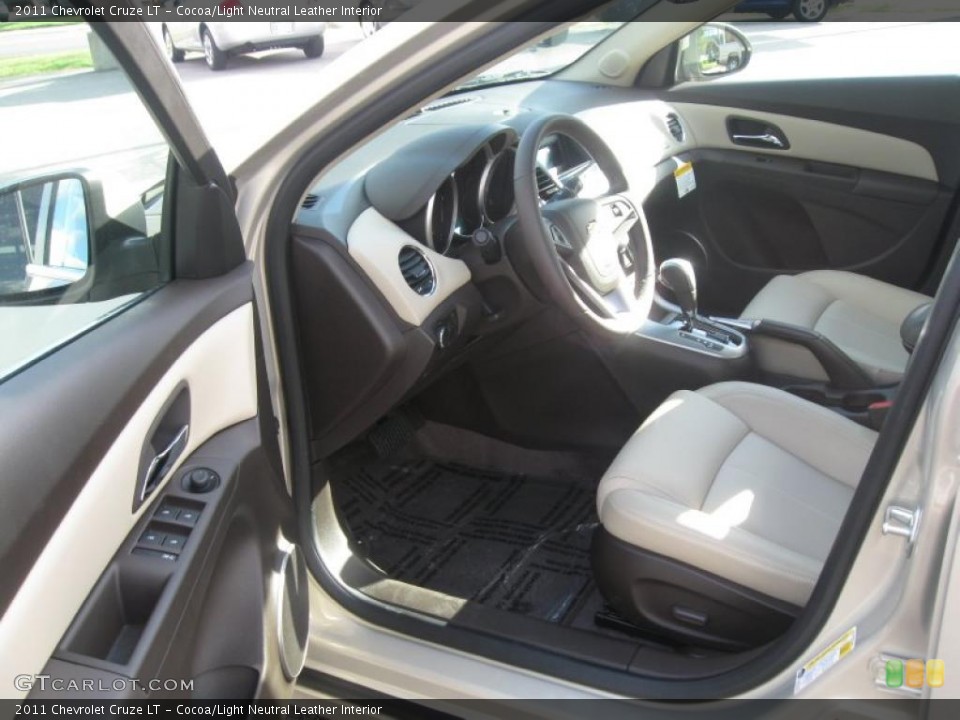 Cocoa/Light Neutral Leather Interior Prime Interior for the 2011 Chevrolet Cruze LT #38501295
