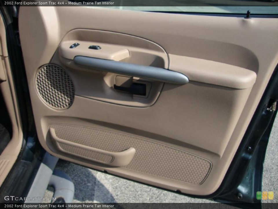 Medium Prairie Tan Interior Door Panel for the 2002 Ford Explorer Sport Trac 4x4 #38502231