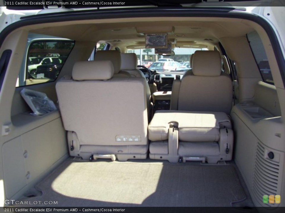 Cashmere/Cocoa Interior Trunk for the 2011 Cadillac Escalade ESV Premium AWD #38504203