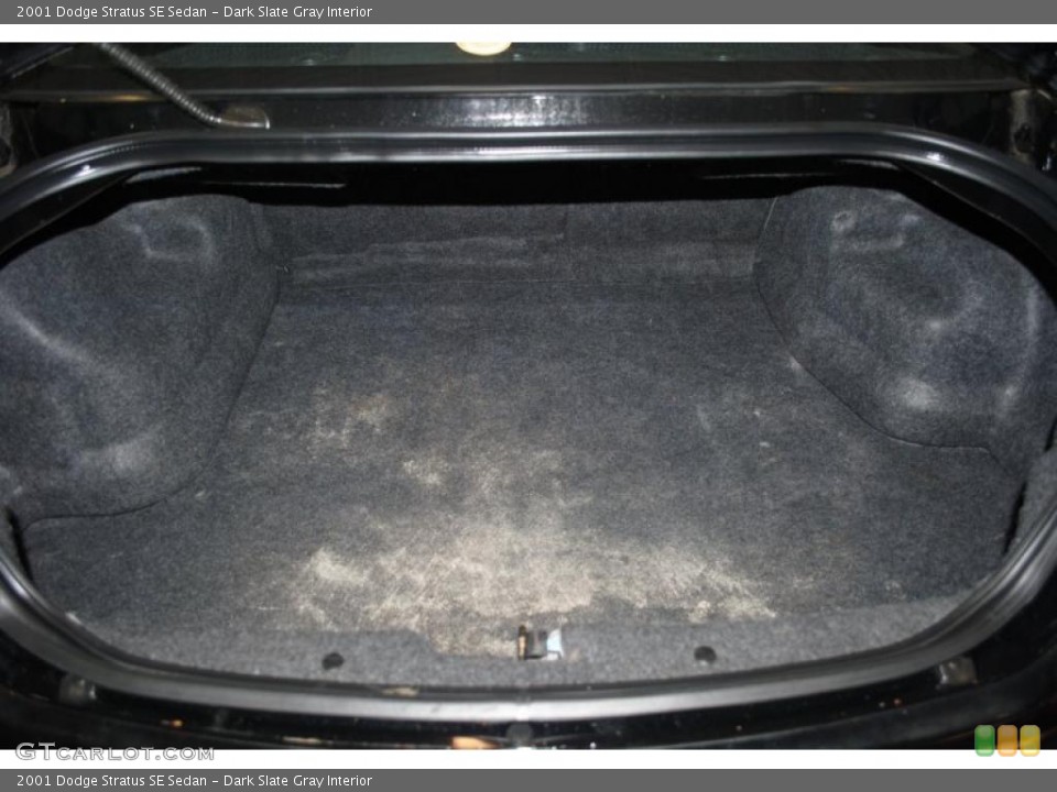 Dark Slate Gray Interior Trunk for the 2001 Dodge Stratus SE Sedan #38504507